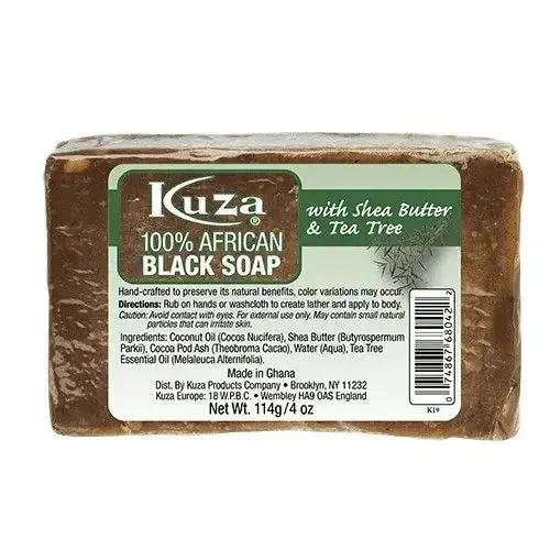 100% African Black Soap Tea Tree