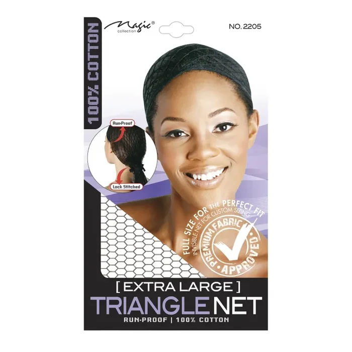 100% Cotton Extra Large Triangle Net – SamsBeauty