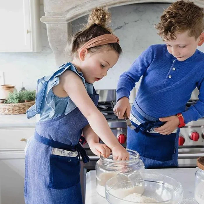 100% Linen Youth Apron