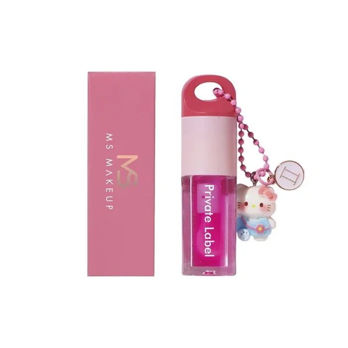 12 Constellation Pendants Moisturizing Lip Gloss Lip Oil
