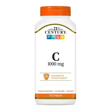 21St Century C 1000 Mg Tablets, Vitamin Supplement 110 Ea
