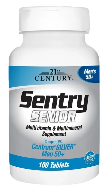 21st Century Sentry Senior Multivitamin & Multimineral Supplement Men’s 50+ Tablets