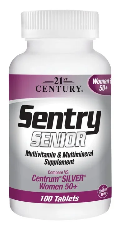 21st Century Sentry Senior Multivitamin & Multimineral Supplement Women’s 50+ Tablets