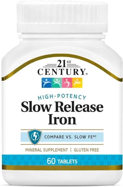 21st Century Slow Release Iron Tablets Thrifty White Health Essentials
