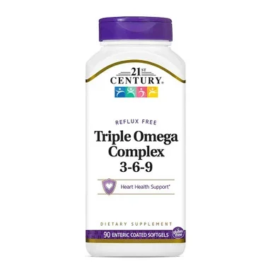 21St Century Triple Omega Complex 369 Softgels 90 Ea