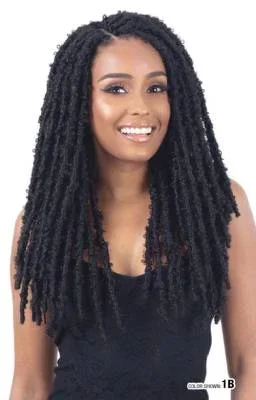2x Fairy Butterfly Loc 18″ Glance Crochet Braid By Model Model