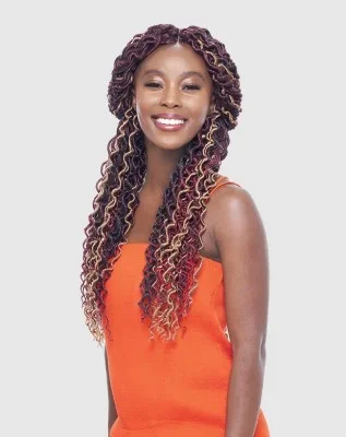 2X Gypsy Locs 18″ Synthetic Hair Crochet Braid By Kalon Tress Vanessa