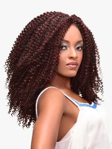 3X Springy Jamaican Jerry 14” Ghana Twist Realistic Beauty Element Crochet Braid Bijoux