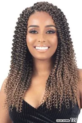 3X Water Bohemian Curl 14″ Glance Braiding Hair By Model Model