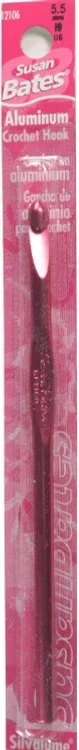 5 1/2″ Silvalume Crochet Hook, 5.5Mm, I9 Thrifty White Health Essentials