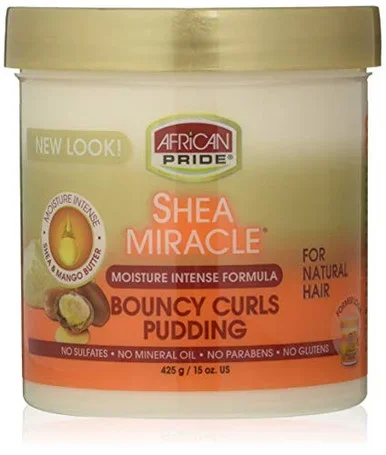 African Pride Shea Miracle Bouncy Curls Pudding 15 Oz