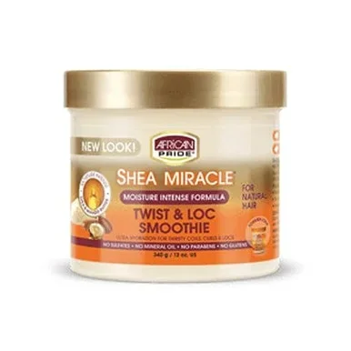 African Pride Shea Miracle Moisture Twist & Loc Smoothie 12 Oz