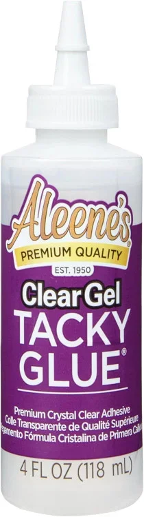 Aleene’s Clear Gel Tacky Glue, Clear, 4 Oz Thrifty White Health Essentials