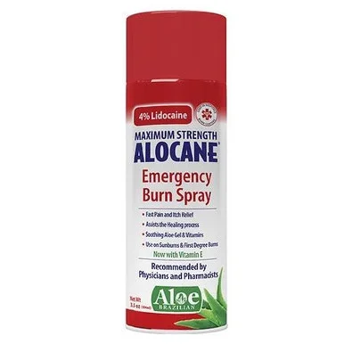 Alocane Maximum Strength Emergency Burn Spray 3.5 Oz
