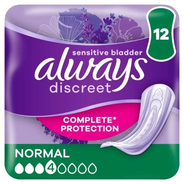 Always Discreet Normal Pads x12 Health & Wellbeing