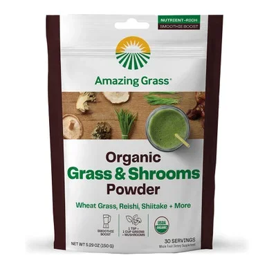 Amazing Grass Organic Grass & Shrooms Smoothie 5.29 Oz