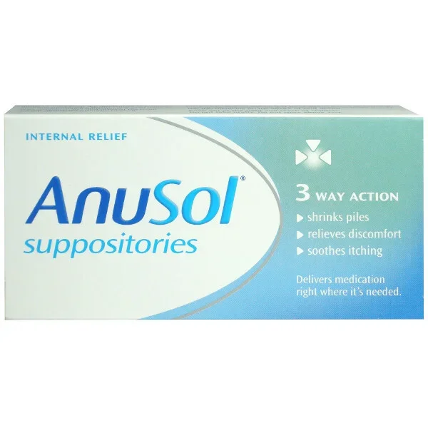 Anusol Suppositories 12s Health & Wellbeing