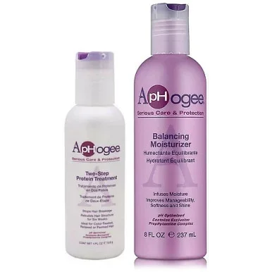 Aphogee Two step Protein (4oz) + Balancing Moisturizer (8oz)