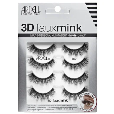 Ardell 3D Faux Mink 859, 4 Pairs