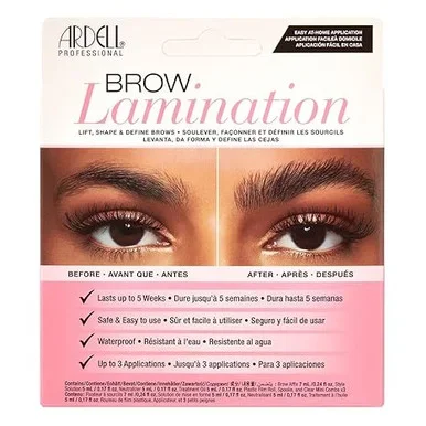 Ardell Brow Lamination Kit Lift Shape And Define Brows Waterproof 1 Ct
