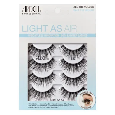 Ardell Light As Air 522 Lashes, 4 pairs in a pack