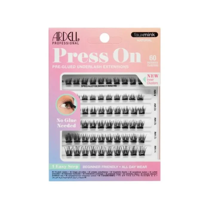 Ardell Press On Pre-Glued Underlash Extensions Faux Mink – Natural