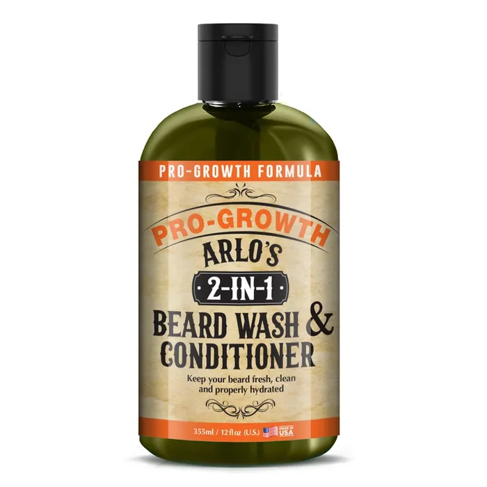 Arlo’s 2-in-1 Beard Wash and Conditioner 12 oz. – Pro Growth Formula