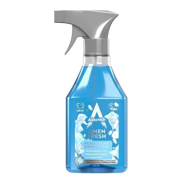 Astonish Ready To Use Disinfectant Linen 550ml Household
