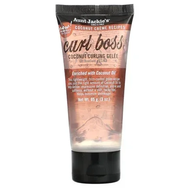 Aunt Jackie’s Curl Boss Coconut Curling Gelee Travel Size 3oz