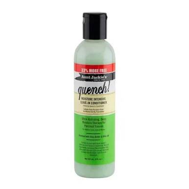 Aunt Jackies Quench Moisture Intense Leave In Conditioner, 8 Oz