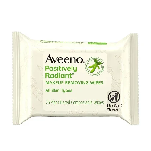 Aveeno Active Naturals Positively Radiant Makeup Removing Wipes