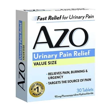 Azo Standard Urinary Pain Relief Tablets 30 Ea