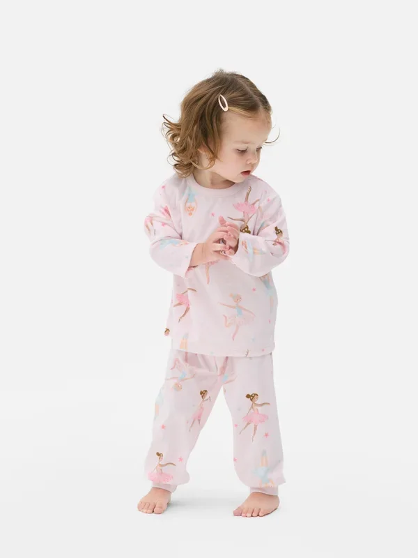 Baby Girls Lilac 618mths Graphic Cosy Pyjamas Penneys