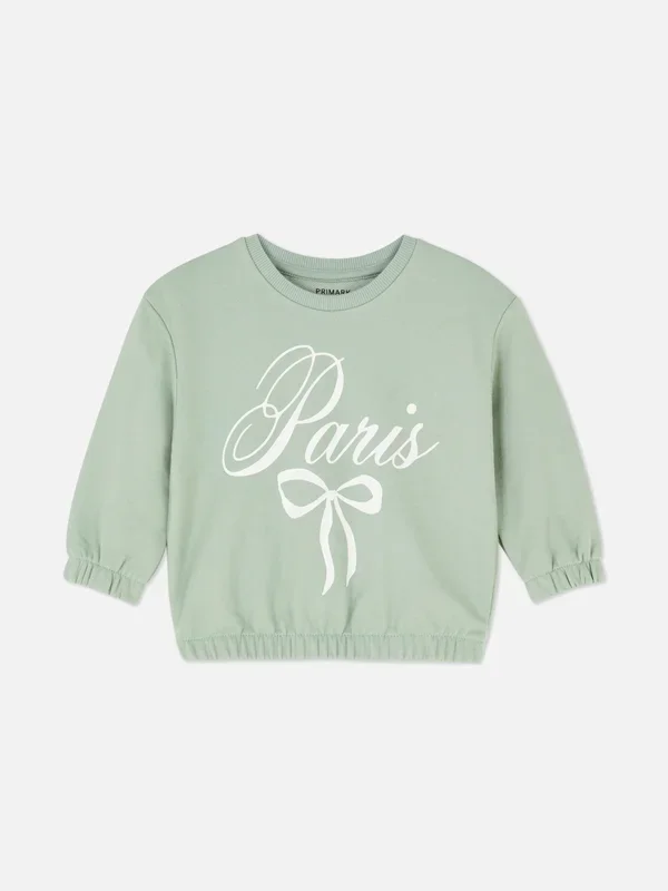 Baby Girls Teal 036mths Printed Sweatshirt Penneys