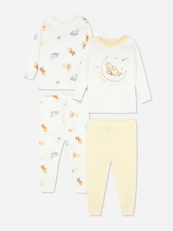 Baby Girls Yellow 036mths 2pk Disney’s Winnie the Pooh Pyjamas Penneys