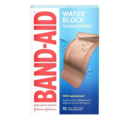 BandAid Tough Strips Adhesive Bandages All One Size Thrifty White Health Essentials