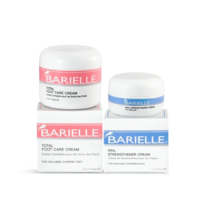 Barielle Fan Favorite Sweetheart 2-PC Set – Includes 1oz Nail Strengthener & 4oz Total Foot Care Cream