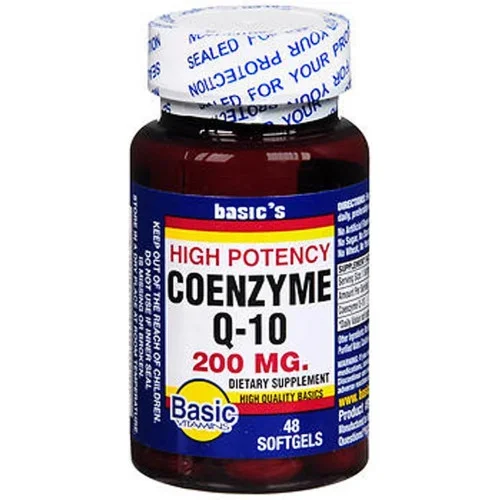 Basic Vitamins Coenzyme Q10 200 mg Softgels Thrifty White Health Essentials