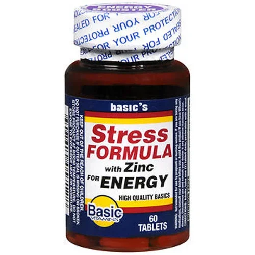 Basic Vitamins Stress Formula with Zinc Tablets Thrifty White Health Essentials