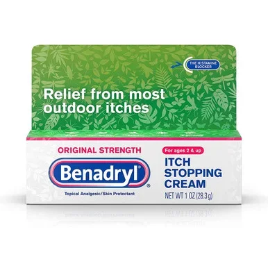 Benadryl Itch Stopping Cream Original Strength 1 Oz