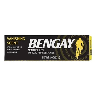 Bengay Vanishing Scent NonGreasy Pain Relief Gel 2.0 Oz