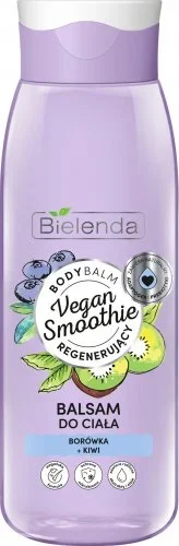 Bielenda – VEGAN SMOOTHIE – BODY BALM – Regenerating body lotion – Blueberry + Kiwi – 400 ml
