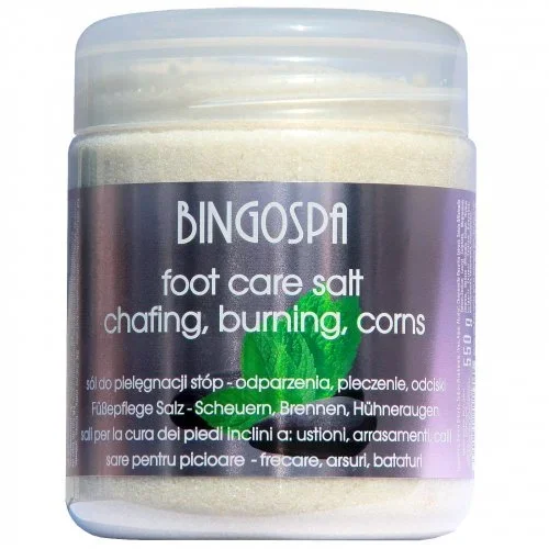 BINGOSPA – Foot Care Salt – Chafing, Burning, Corns – 550 g