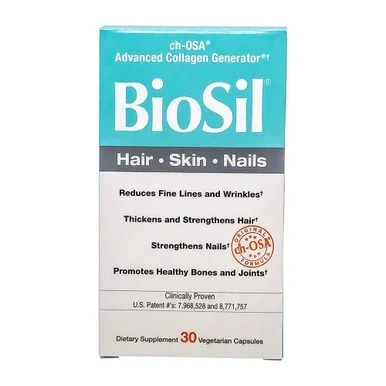 Biosil Advanced Collagen Generator Hair, Skin And Nails, 30 Ea