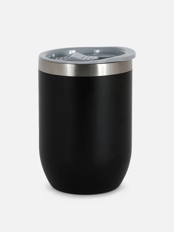 Black Travel Cup With Slide Lid Penneys