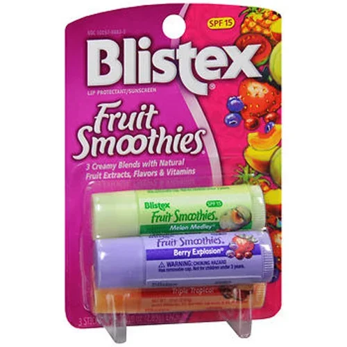 Blistex Lip Protectant/Sunscreen SPF 15 Fruit Smoothies Thrifty White Health Essentials