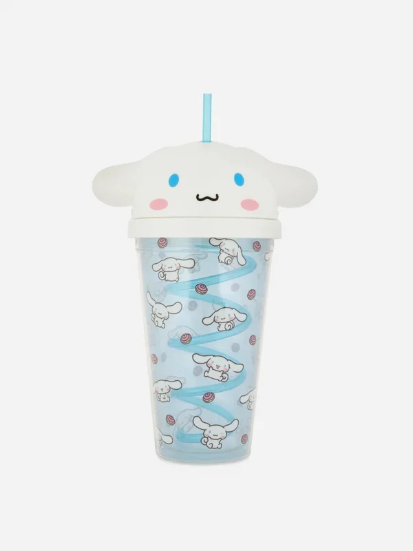 Blue Hello Kitty Cinnamoroll Cup With Lid Penneys