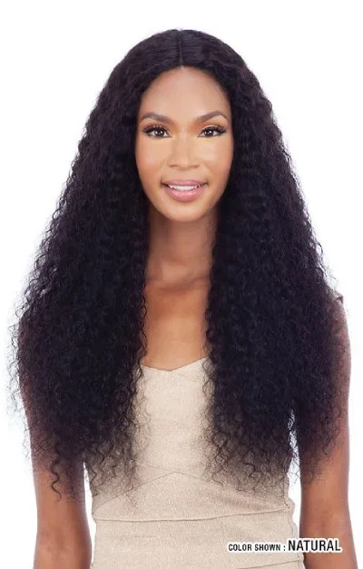 BOHEMIAN CURL 30″ by Mayde Beauty 100% Human Hair Wet & Wavy Invisible Lace Part Wig
