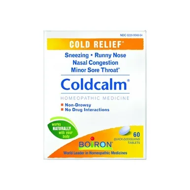 Boiron Coldcalm QuickDissolving Tablets 60 Tablets