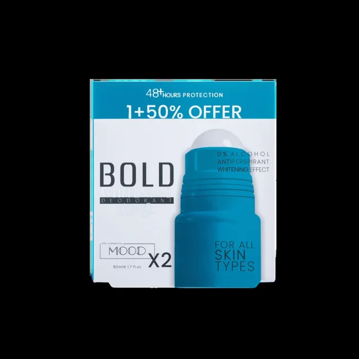 Bold Whitening Deodorant Roll-On 1+50%